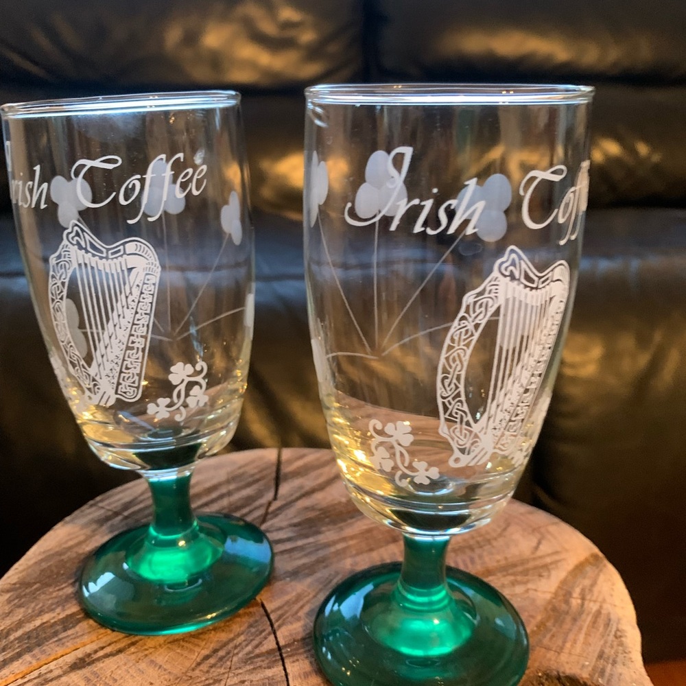 Vintage Irish coffee mugs